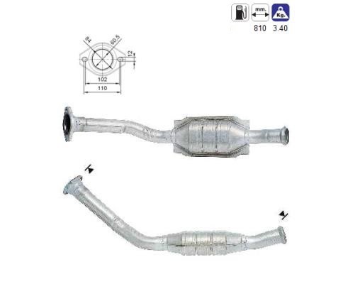 MAGNAFLOW DIRECT FIT KATALYSATOR 80949D