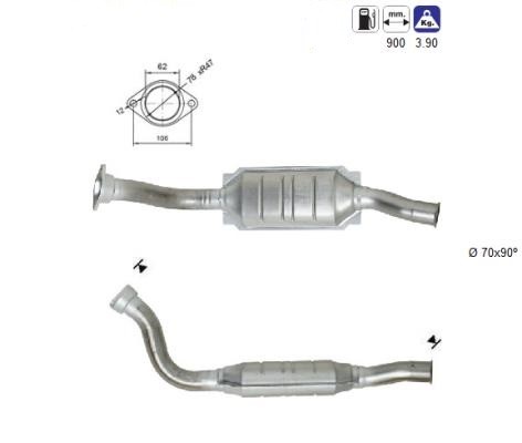 MAGNAFLOW DIRECT FIT KATALYSATOR 80966D