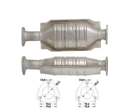 MAGNAFLOW DIRECT FIT KATALYSATOR 85862D