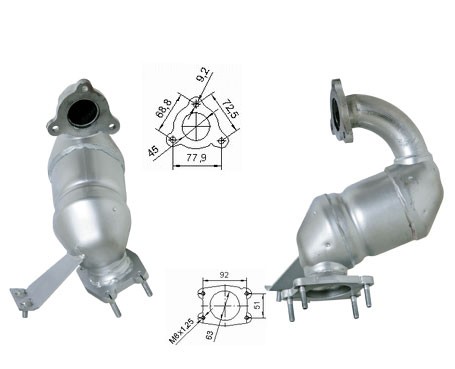 MAGNAFLOW DIRECT FIT KATALYSATOR 79202D