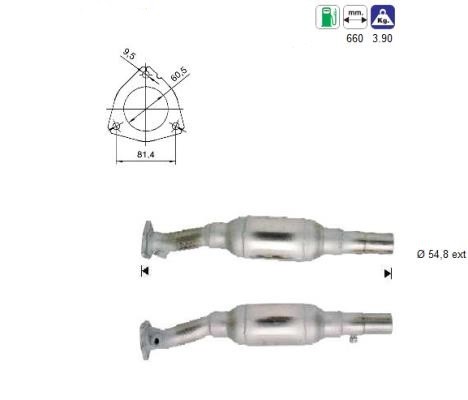 MAGNAFLOW DIRECT FIT KATALYSATOR 88830