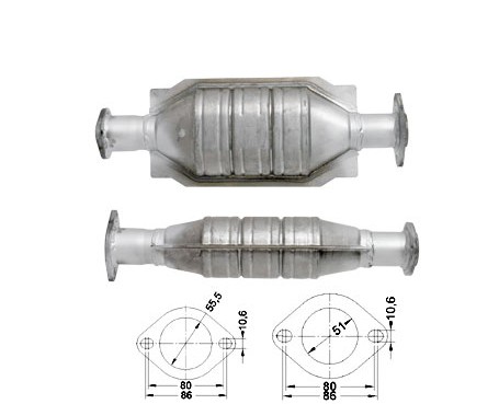 MAGNAFLOW DIRECT FIT KATALYSATOR 86375D