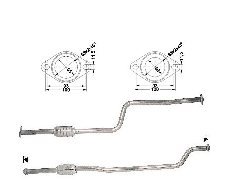 MAGNAFLOW DIRECT FIT KATALYSATOR 84819D