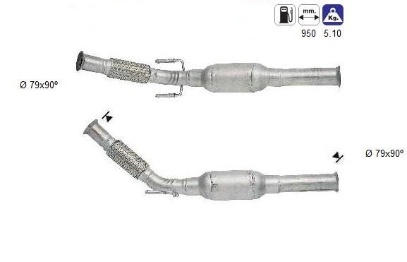 MAGNAFLOW DIRECT FIT KATALYSATOR 86049D