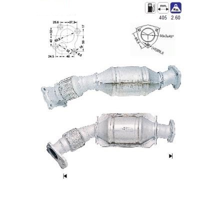 MAGNAFLOW DIRECT FIT KATALYSATOR 80257D