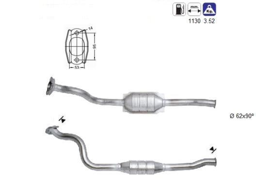 MAGNAFLOW DIRECT FIT KATALYSATOR 80964D