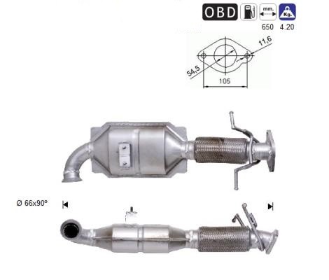 MAGNAFLOW DIRECT FIT KATALYSATOR 79208D