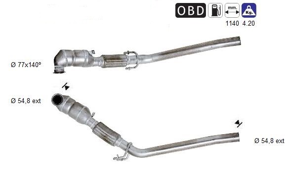 MAGNAFLOW DIRECT FIT KATALYSATOR 78815D