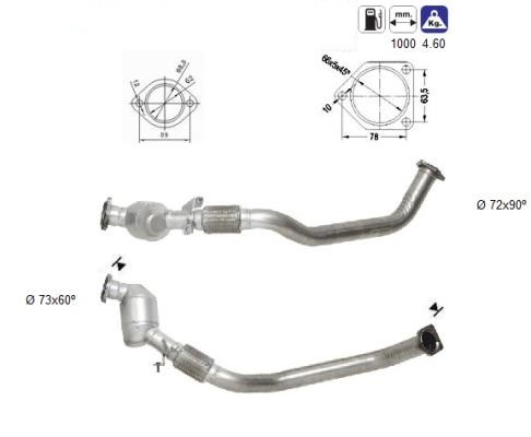 MAGNAFLOW DIRECT FIT KATALYSATOR 80680D
