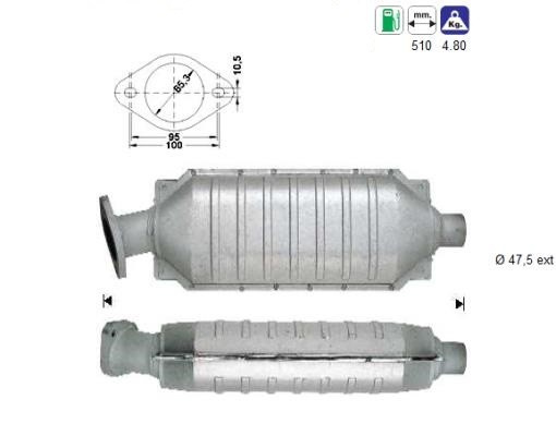 MAGNAFLOW DIRECT FIT KATALYSATOR 89230