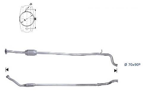 MAGNAFLOW DIRECT FIT KATALYSATOR 86063D