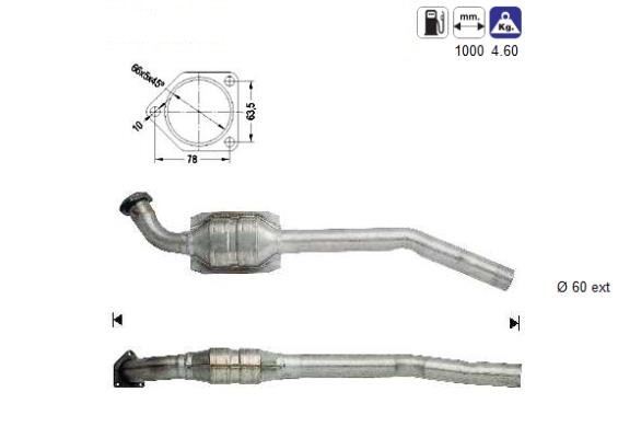 MAGNAFLOW DIRECT FIT KATALYSATOR 80671D