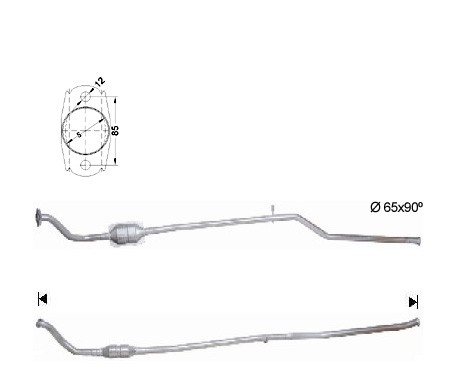 MAGNAFLOW DIRECT FIT KATALYSATOR 80970D