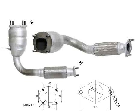 MAGNAFLOW DIRECT FIT KATALYSATOR 72506D