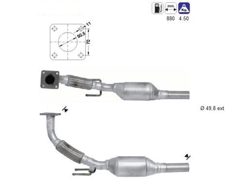 MAGNAFLOW DIRECT FIT KATALYSATOR 87042D