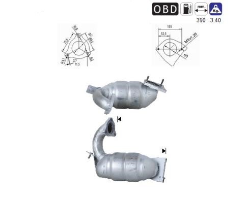 MAGNAFLOW DIRECT FIT KATALYSATOR 76304D