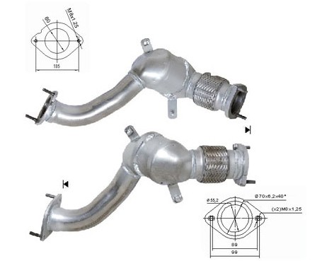 MAGNAFLOW DIRECT FIT KATALYSATOR 76336D