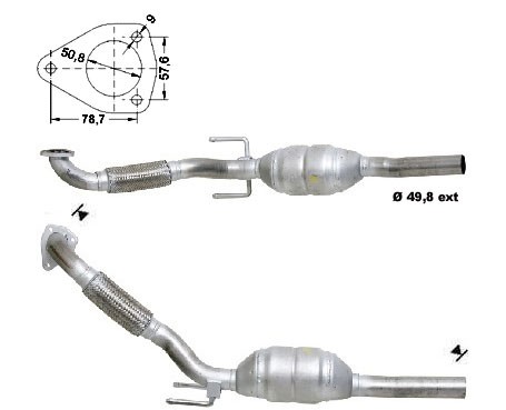 MAGNAFLOW DIRECT FIT KATALYSATOR 77001D