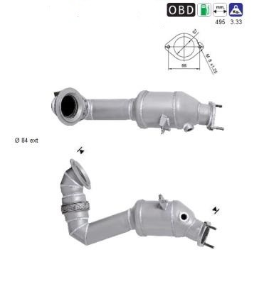 MAGNAFLOW DIRECT FIT KATALYSATOR 345279