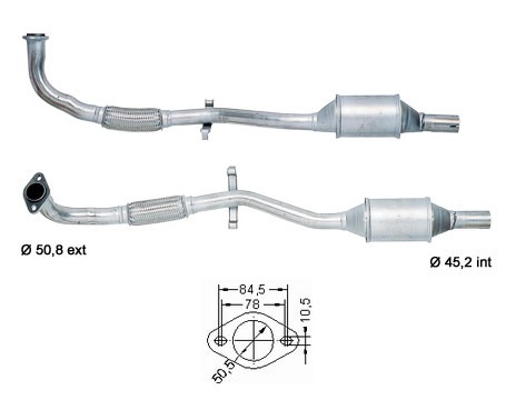 MAGNAFLOW DIRECT FIT KATALYSATOR 85874D