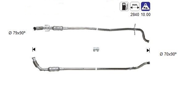 MAGNAFLOW DIRECT FIT KATALYSATOR 86054D