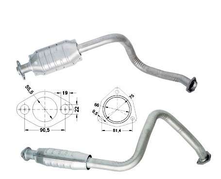 MAGNAFLOW DIRECT FIT KATALYSATOR 85873D