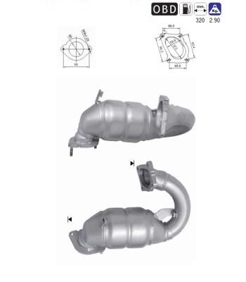 MAGNAFLOW DIRECT FIT KATALYSATOR 76308D