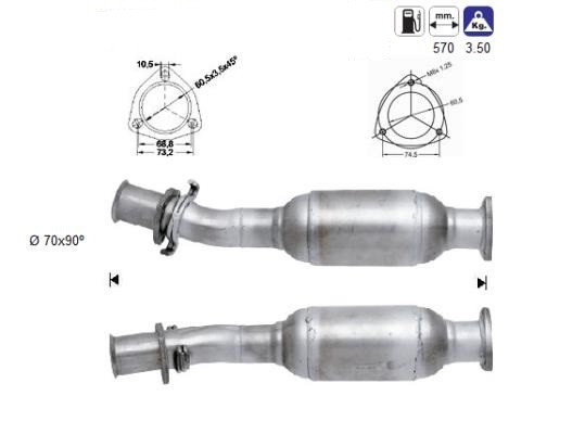 MAGNAFLOW DIRECT FIT KATALYSATOR 80965D