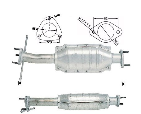 MAGNAFLOW DIRECT FIT KATALYSATOR 84109D